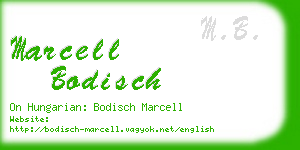 marcell bodisch business card